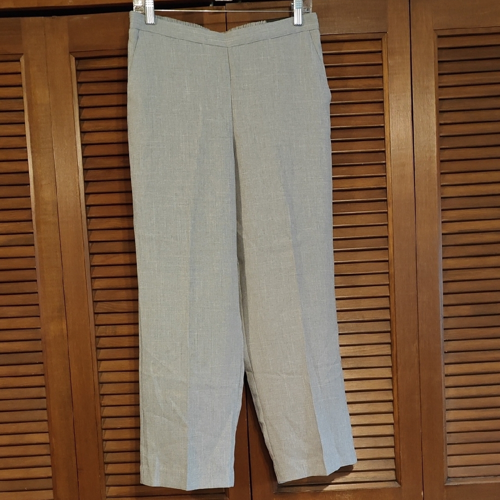 NWT Alfred Dunner Gray Trousers